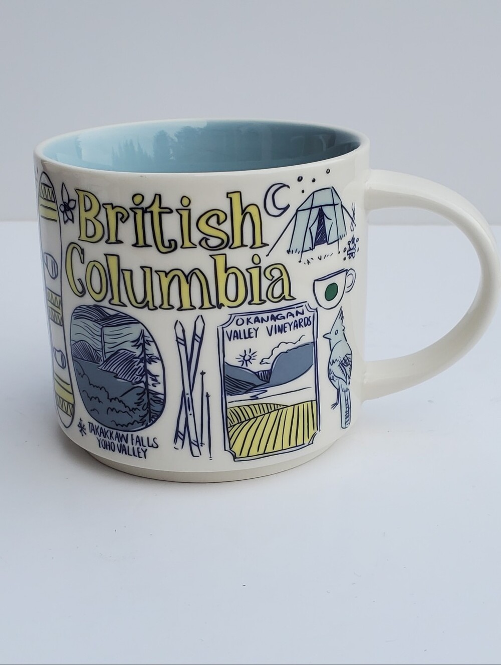 Starbucks British Columbia Been There Series 14 fl oz Coffee Mug Cup Collectible